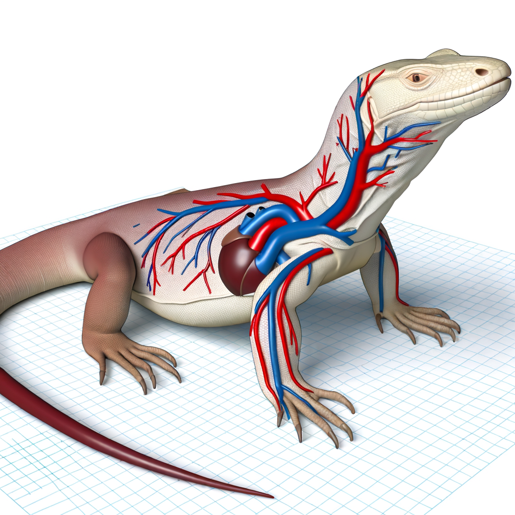 Komodo dragon circulatory system